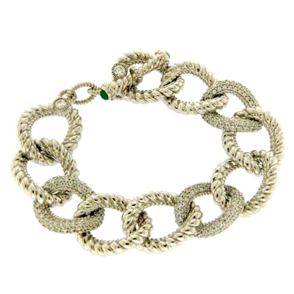 Judith Ripka Sterling Silver Bracelet